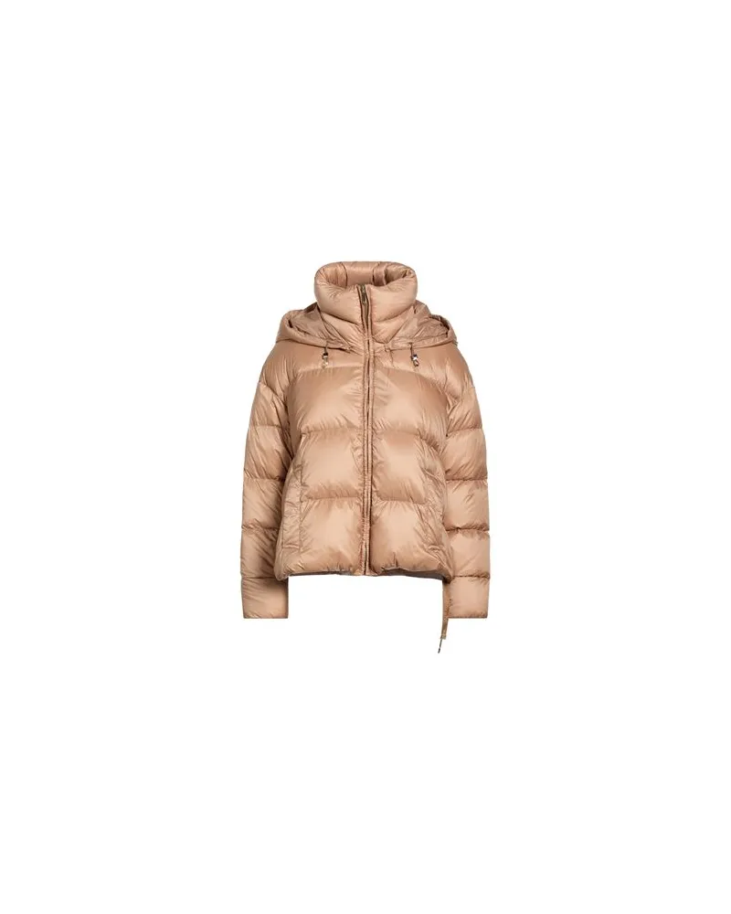 Max Mara JACKEN & MÄNTEL - Pufferjacken & Daunenjackenauf YOOX.COM Sand