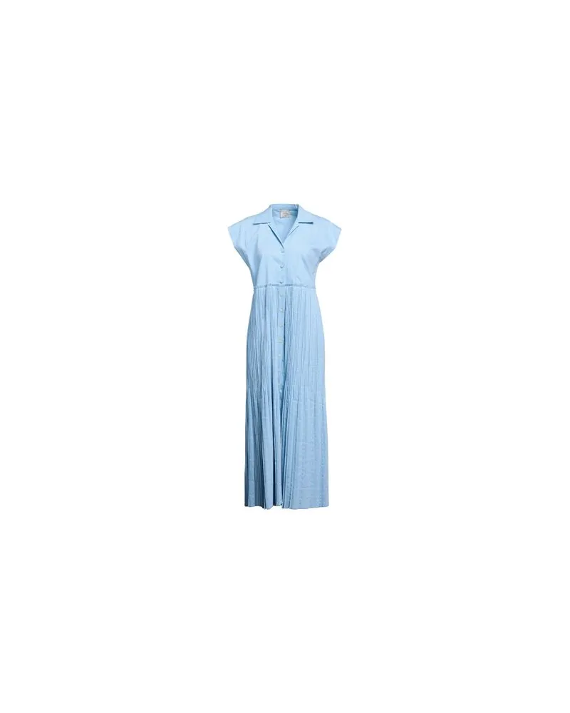 ALYSI KLEIDER - Maxi-Kleiderauf YOOX.COM Himmelblau