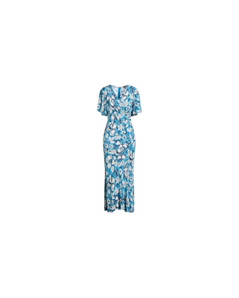 Diane von Furstenberg KLEIDER - Maxi-Kleiderauf YOOX.COM Azurblau