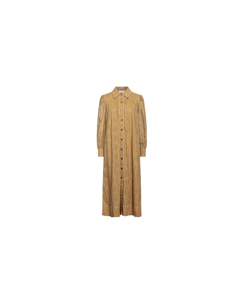 Tory Burch KLEIDER - Midi-Kleiderauf YOOX.COM Senf