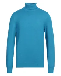 Gran Sasso Rollkragenpullover Azurblau