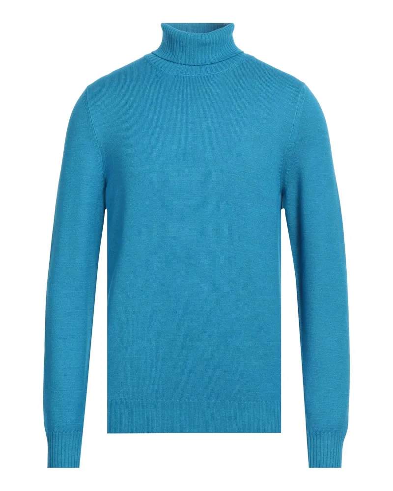 Gran Sasso Rollkragenpullover Azurblau