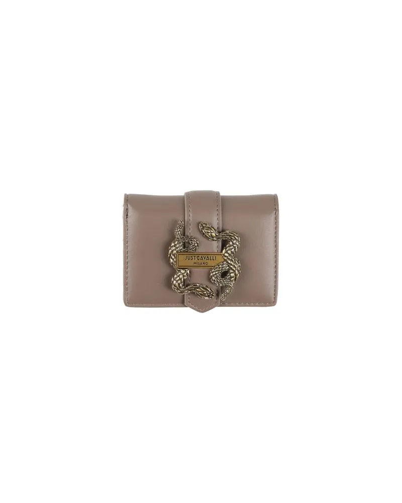 Just Cavalli Kleinlederwaren - Brieftaschenauf YOOX.COM Maulwurfsgrau