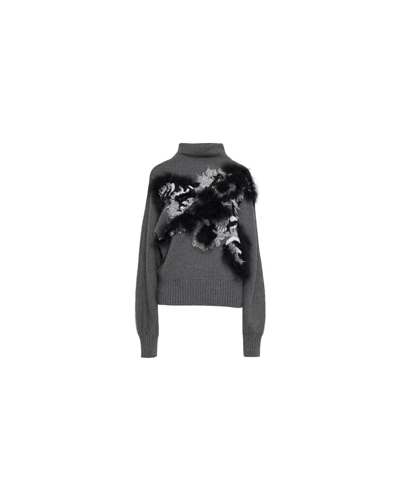 Alberta Ferretti STRICKWAREN - Rollkragenpulloverauf YOOX.COM Blei