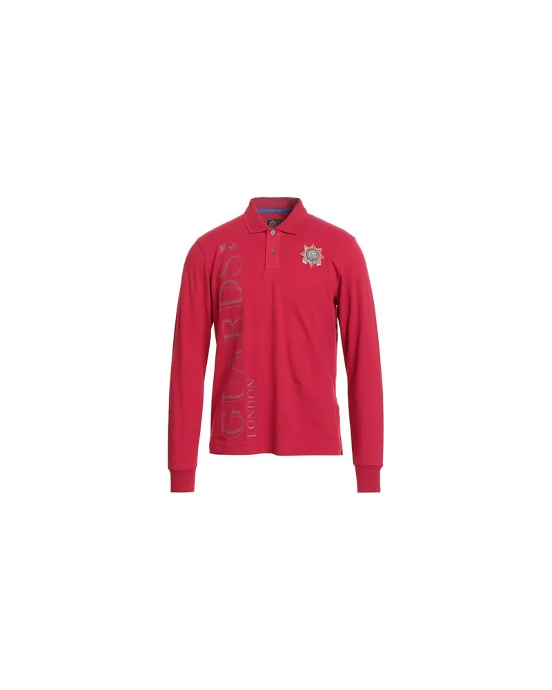 La Martina GUARDS POLO CLUB - TOPS - Poloshirtsauf YOOX.COM Ziegelrot
