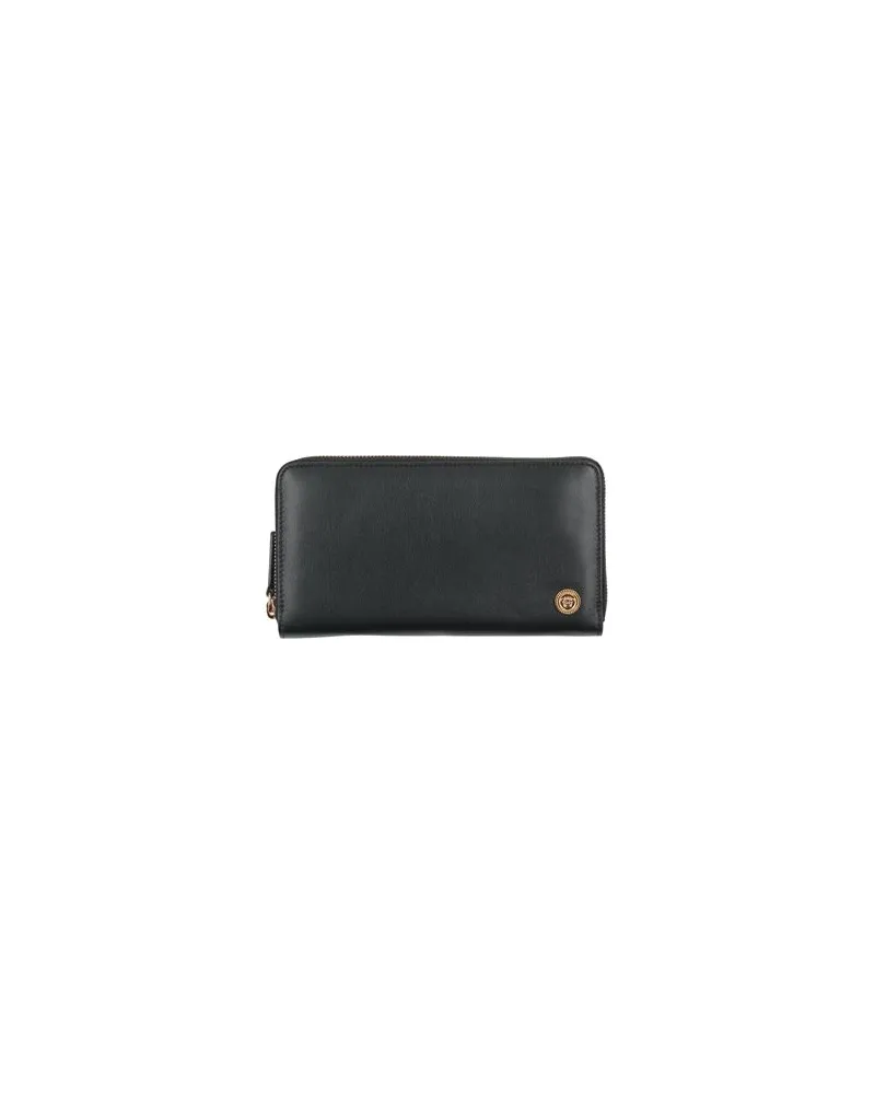 Versace Kleinlederwaren - Brieftaschenauf YOOX.COM Schwarz