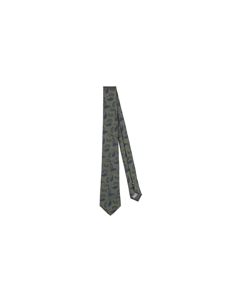 Canali ACCESSOIRES - Krawatten & Fliegenauf YOOX.COM Militärgrün