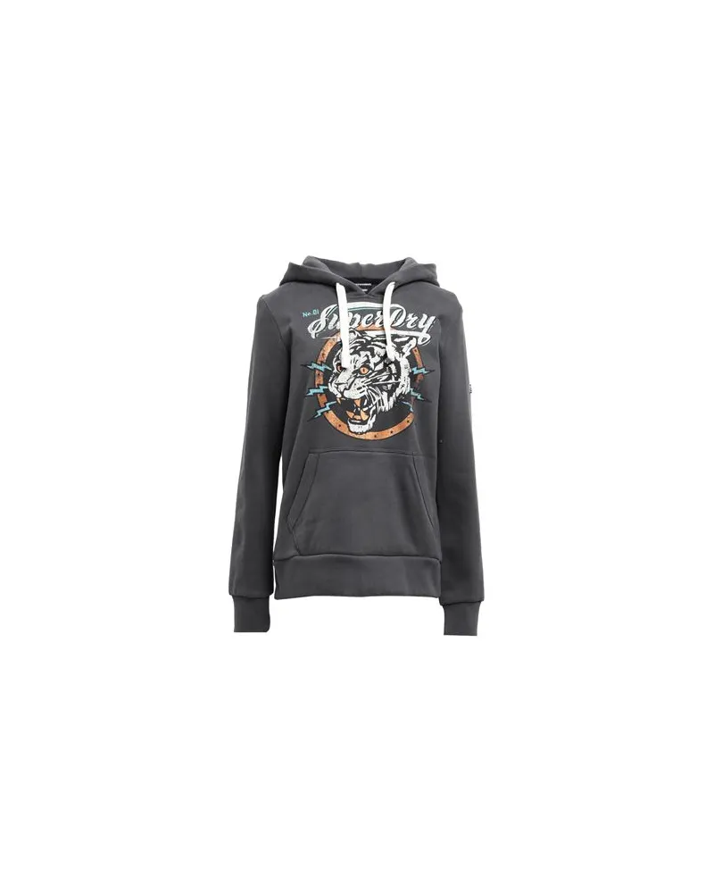 Superdry. VINTAGE BOHO GRAPHIC HOOD-D1-  - TOPS - Sweatshirtsauf YOOX.COM Blei