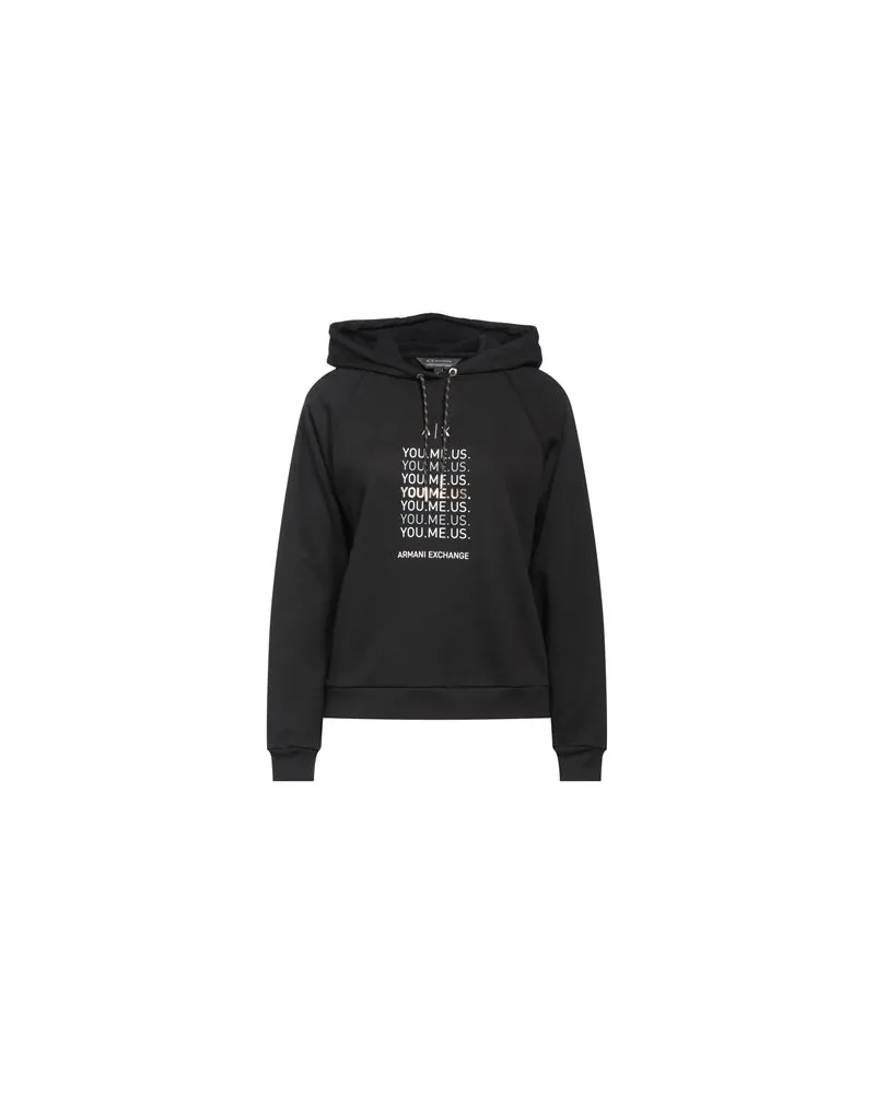 Armani Exchange TOPS - Sweatshirtsauf YOOX.COM Schwarz