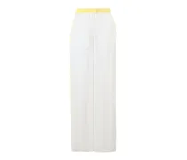 WIDE LEG GEORGETTE PANTS   - HOSEN & RÖCKE - Hosenauf YOOX.COM