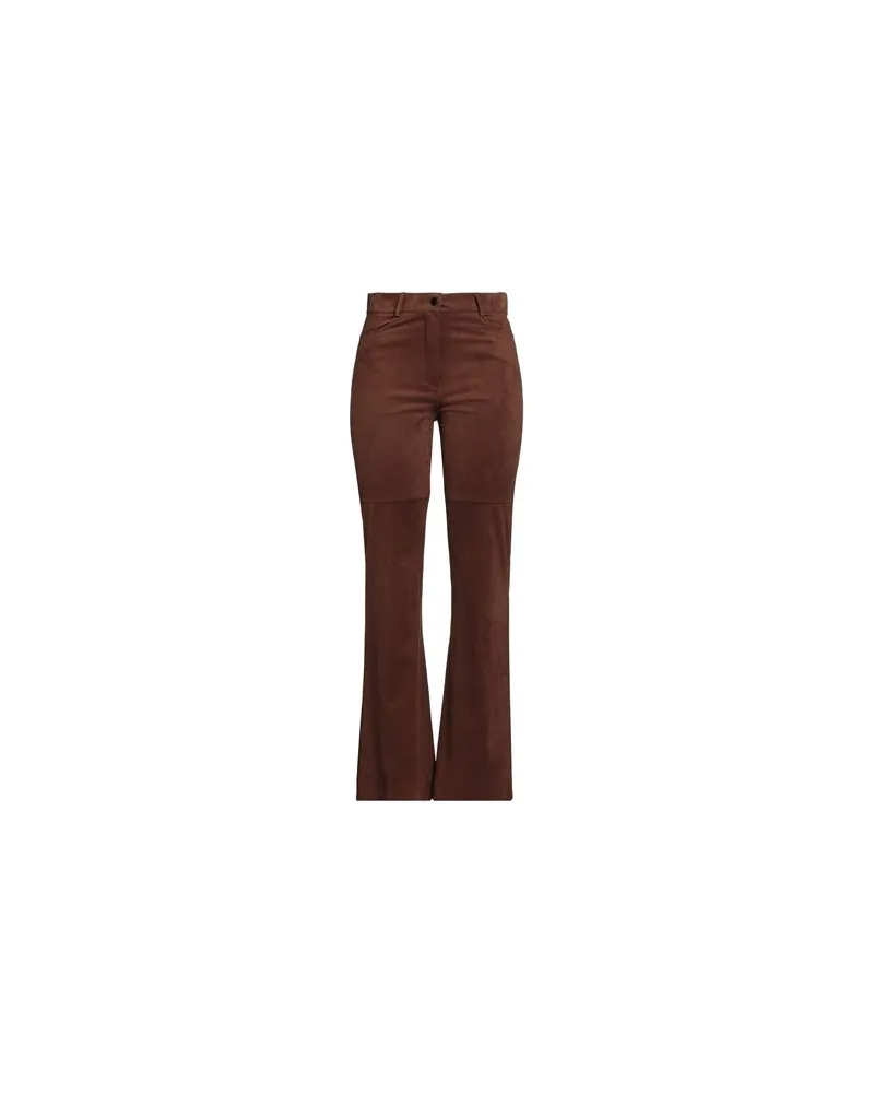 D.EXTERIOR HOSEN & RÖCKE - Hosenauf YOOX.COM Braun