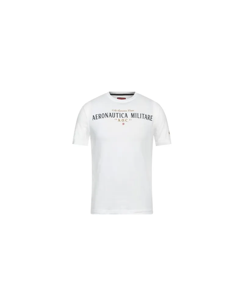 Aeronautica Militare TOPS - T-shirtsauf YOOX.COM Weiß