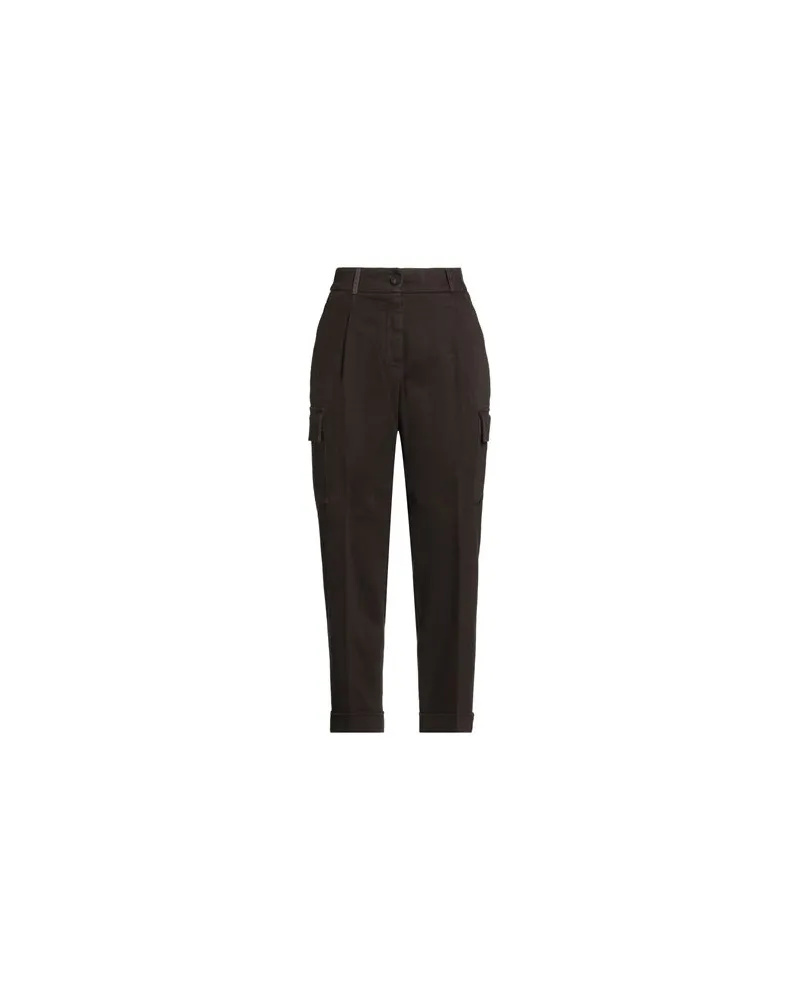 Peserico HOSEN & RÖCKE - Hosenauf YOOX.COM Schokobraun