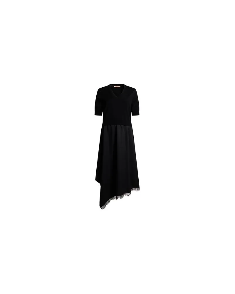 Twin-Set KLEIDER - Maxi-Kleiderauf YOOX.COM Schwarz