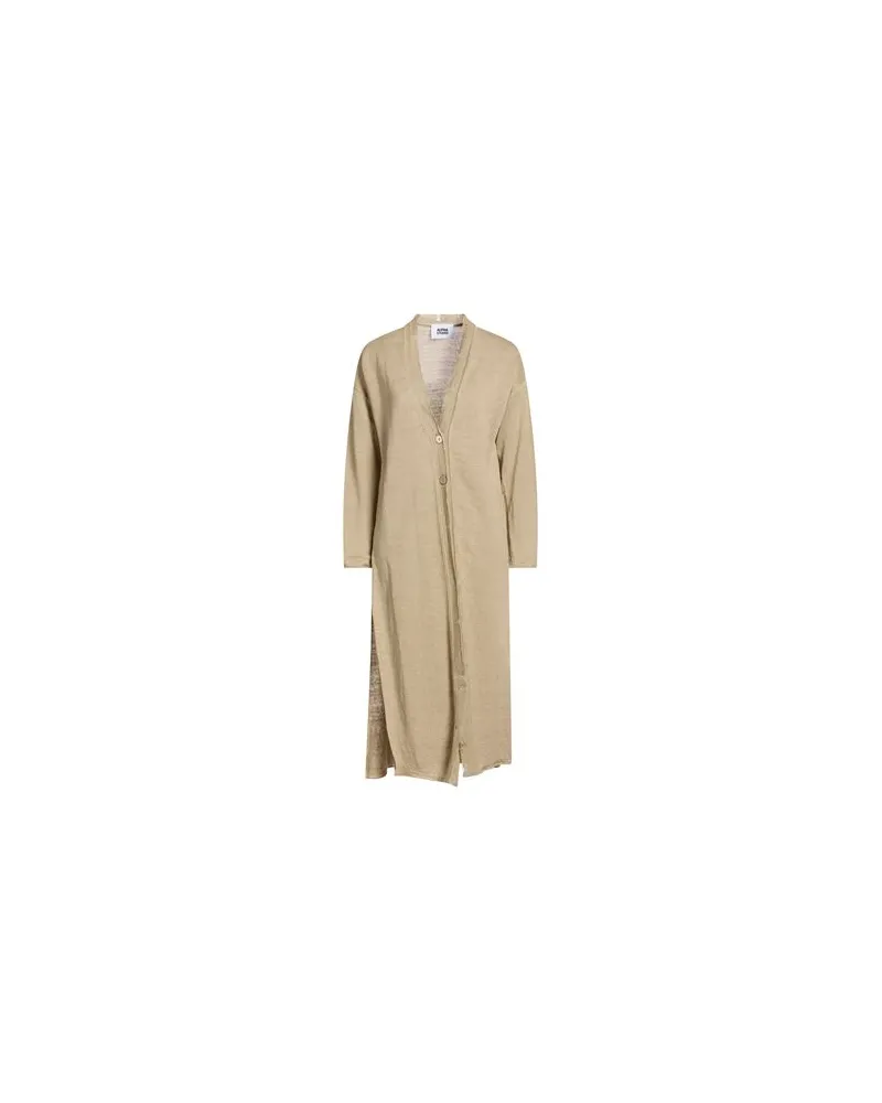 Alpha Studio STRICKWAREN - Strickjackenauf YOOX.COM Beige