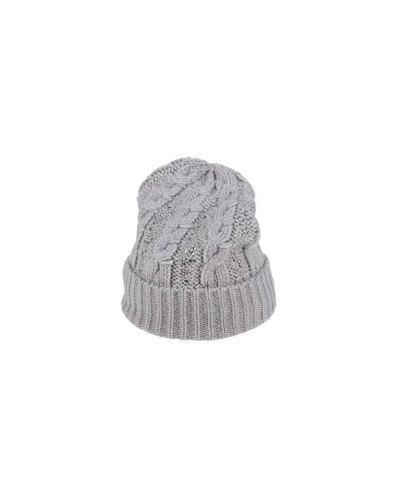 Ermanno Scervino ACCESSOIRES - Mützen & Hüteauf YOOX.COM Hellgrau