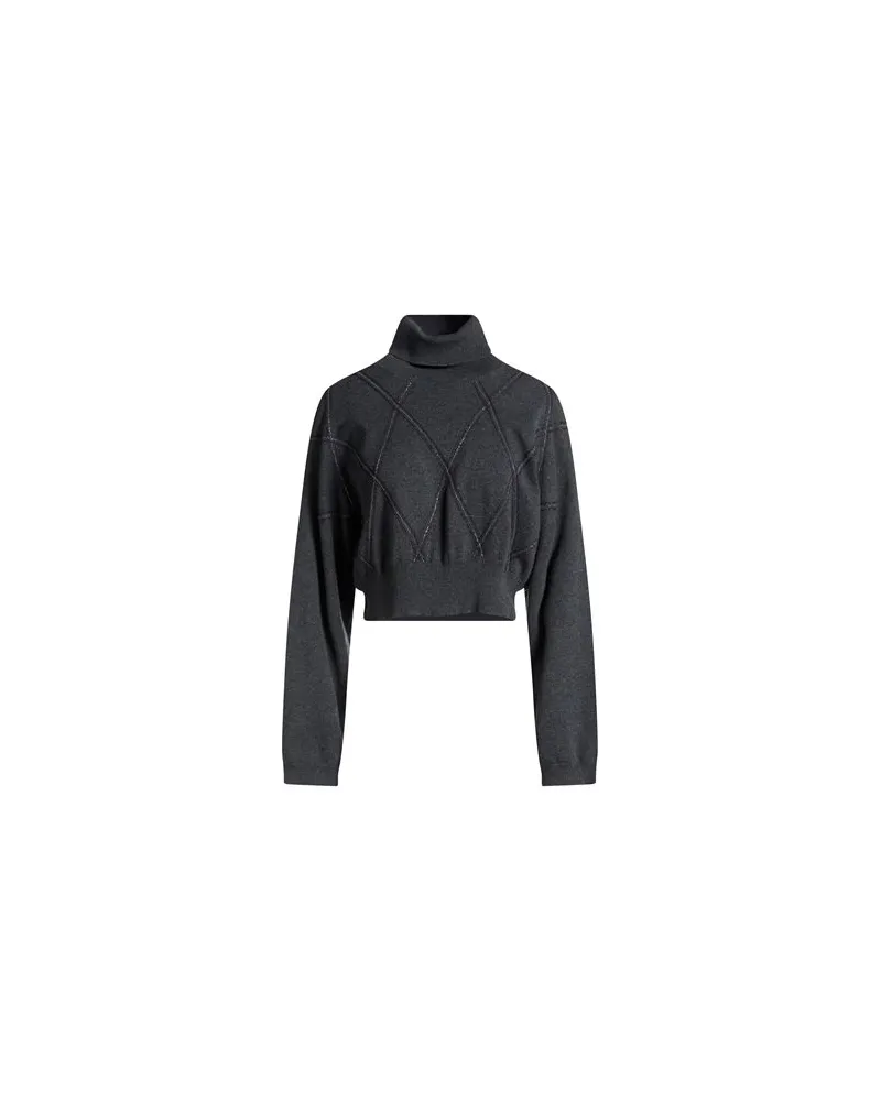 Brunello Cucinelli STRICKWAREN - Rollkragenpulloverauf YOOX.COM Braungrau