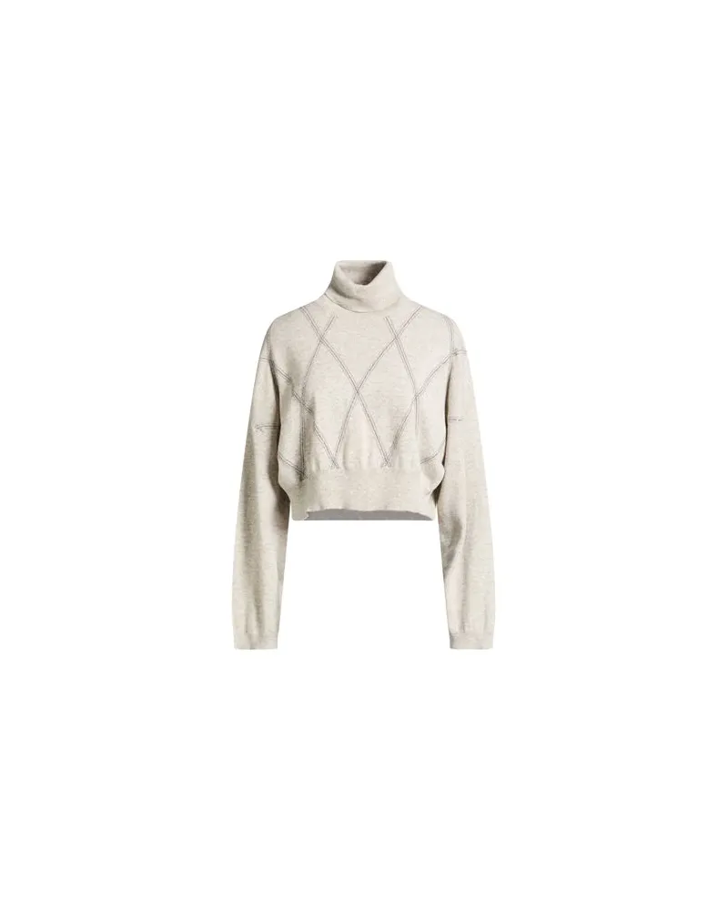 Brunello Cucinelli STRICKWAREN - Rollkragenpulloverauf YOOX.COM Hellgrau
