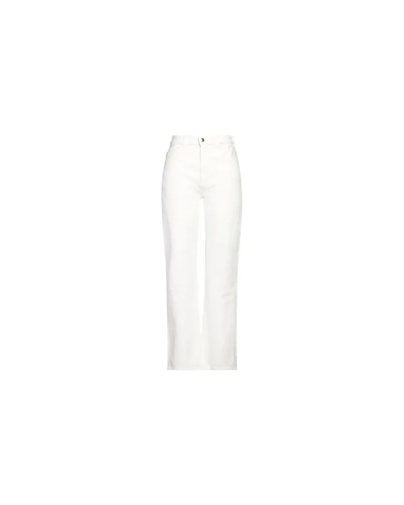 Chloé HOSEN & RÖCKE - Jeanshosenauf YOOX.COM Cremeweiß