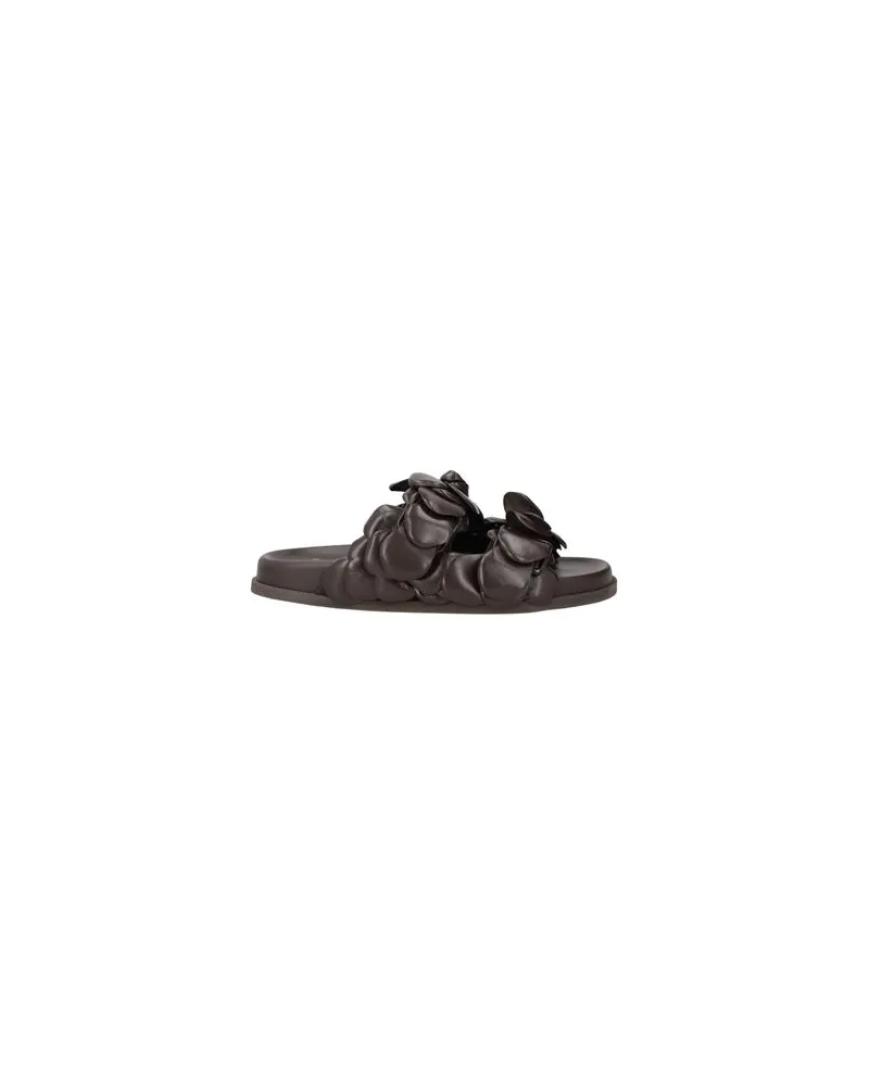Valentino Garavani ATELIER SHOES - SCHUHE - Sandalenauf YOOX.COM Dunkelbraun