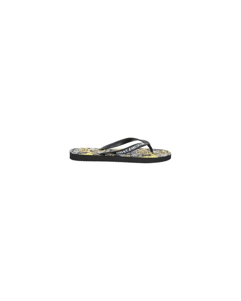 Versace Jeans SCHUHE - Zehentrennerauf YOOX.COM Schwarz
