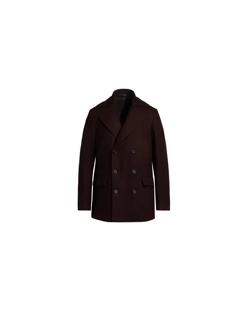 Drumohr  JACKEN & MÄNTEL - Mäntelauf YOOX.COM Dunkelbraun