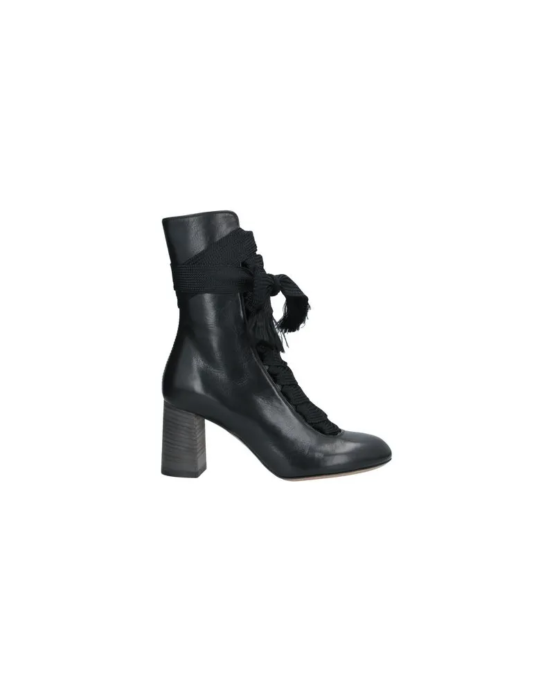 Chloé SCHUHE - Stiefelettenauf YOOX.COM Schwarz