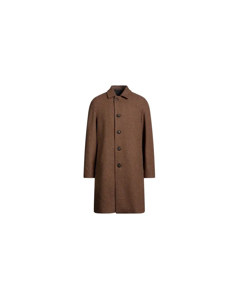 Hevò JACKEN & MÄNTEL - Mäntelauf YOOX.COM Schokobraun