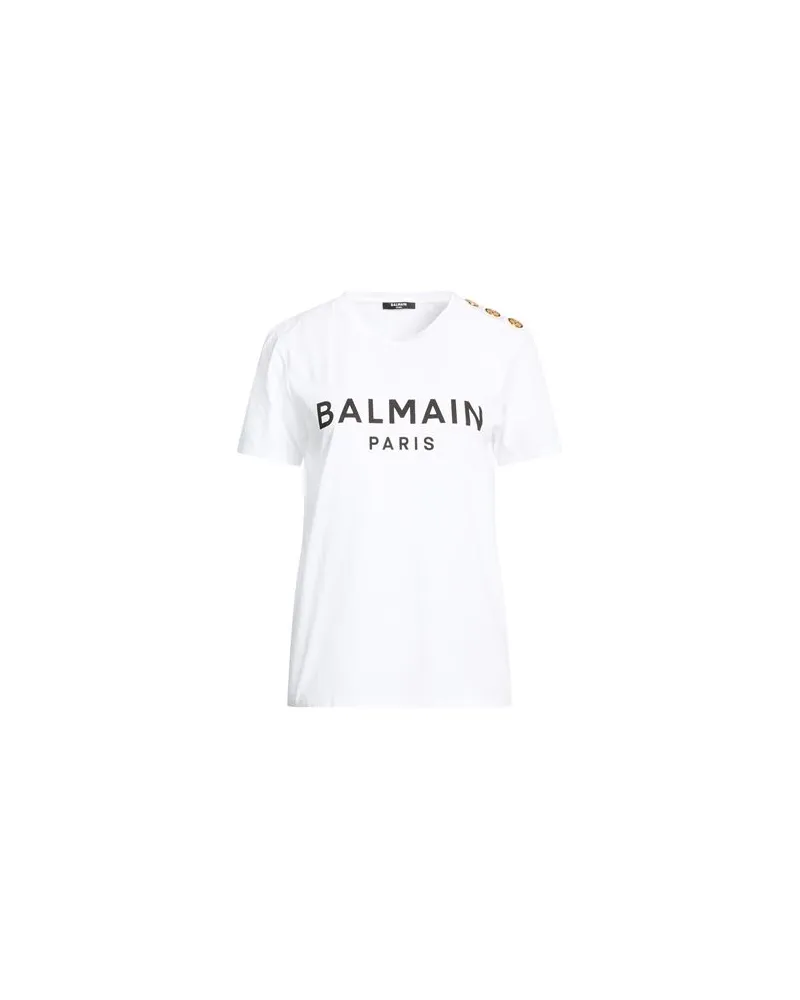 Balmain TOPS - T-shirtsauf YOOX.COM Weiß