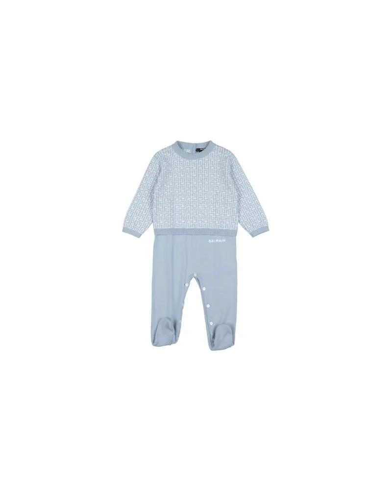 Balmain NEUGEBORENE - Babystrampler & -Latzhoseauf YOOX.COM Himmelblau