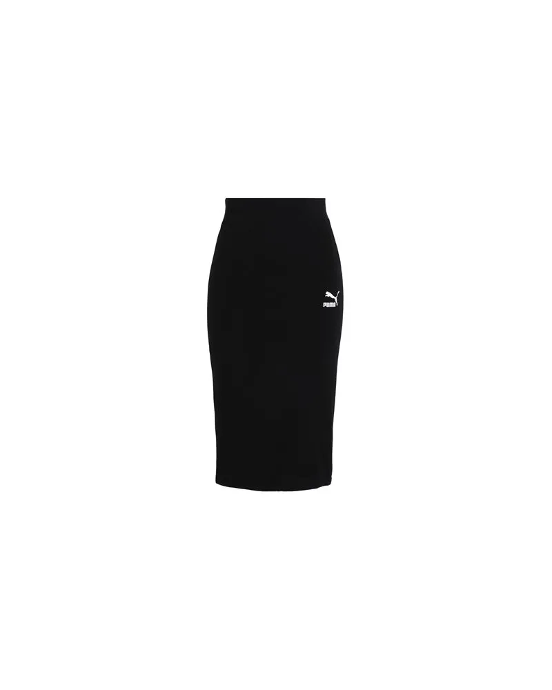 Puma T7 Skirt  - T7 Skirt - HOSEN & RÖCKE - Midi-Röckeauf YOOX.COM Schwarz