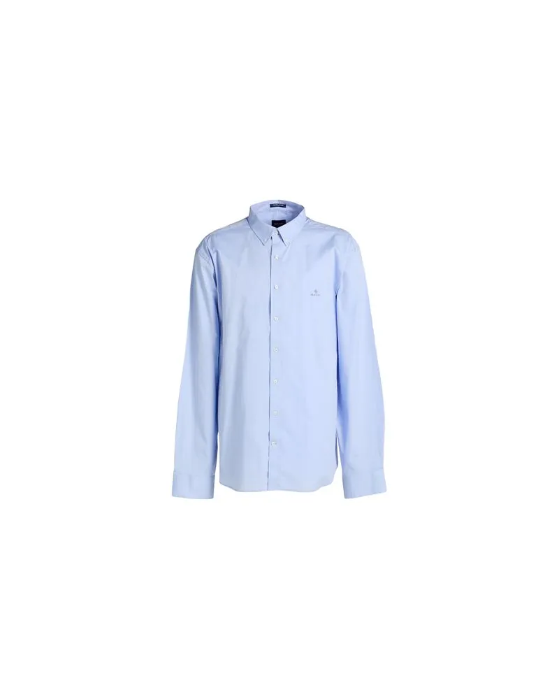 Gant TOPS - Hemdenauf YOOX.COM Hellblau