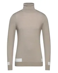 Paolo Pecora Milano Rollkragenpullover Khaki