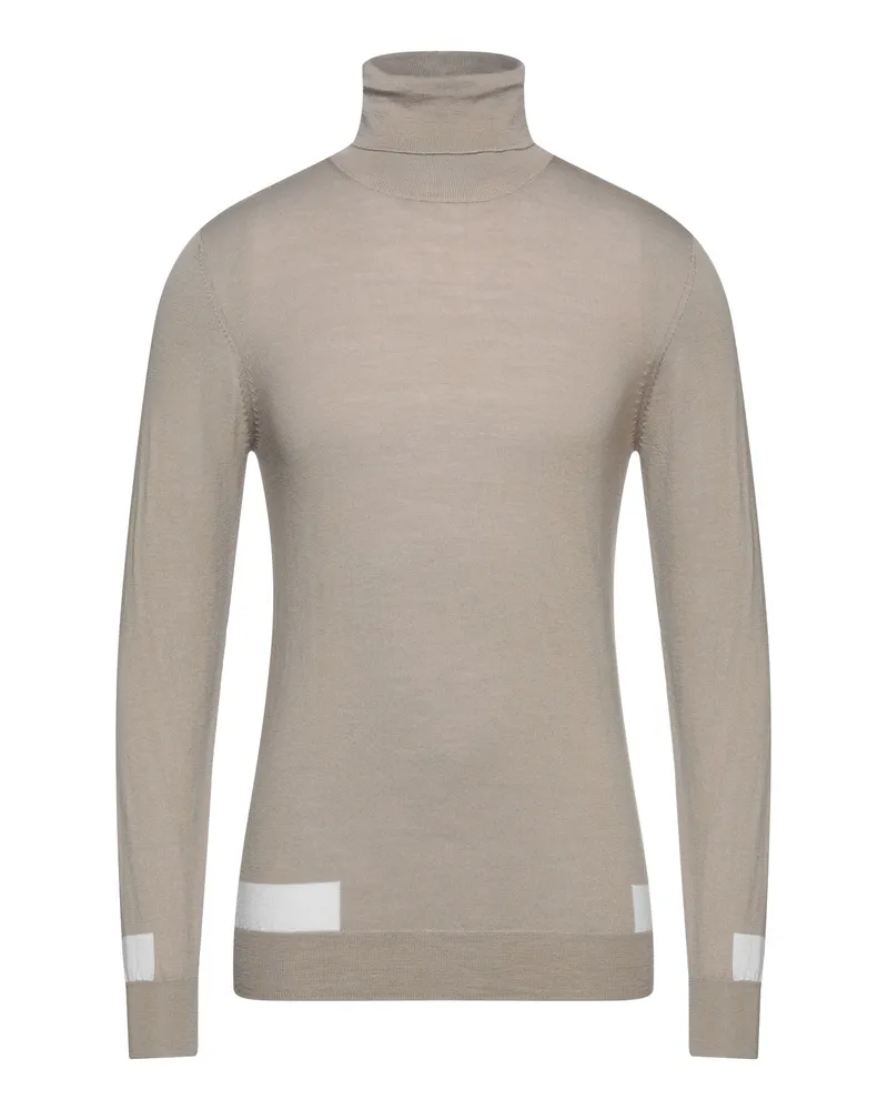 Paolo Pecora Milano Rollkragenpullover Khaki