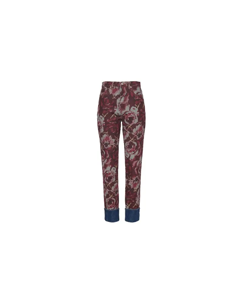 Kenzo HOSEN & RÖCKE - Jeanshosenauf YOOX.COM Bordeaux