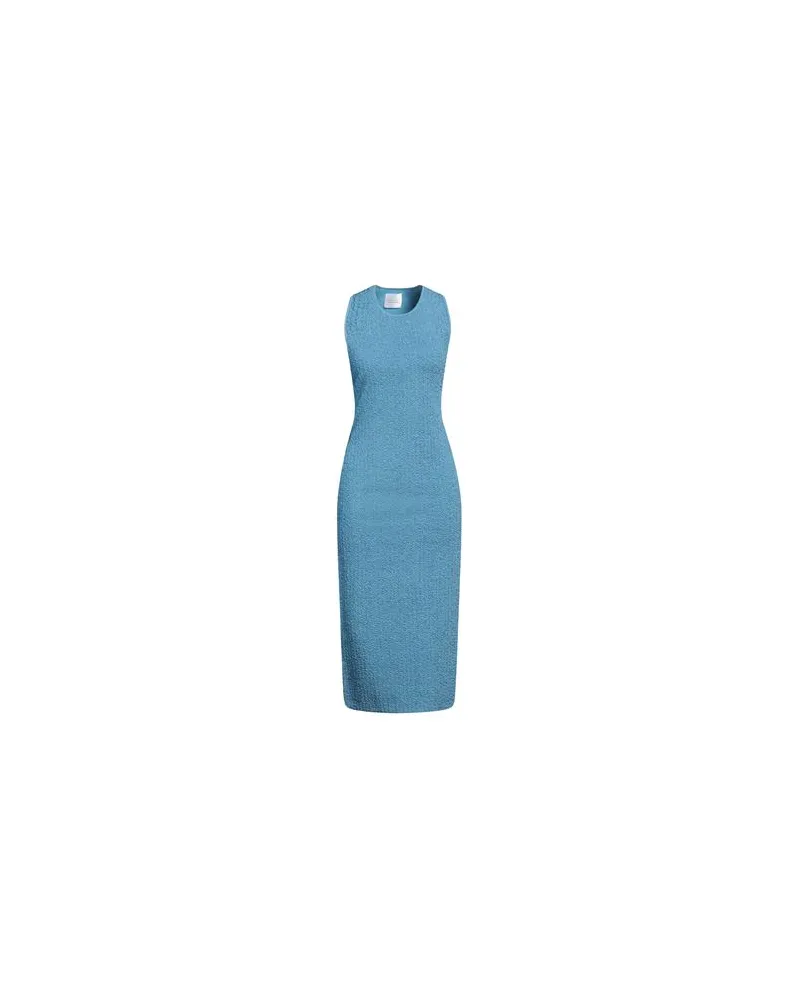 GALVAN KLEIDER - Midi-Kleiderauf YOOX.COM Azurblau