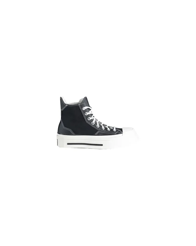 Converse CHUCK 70 DE LUXE SQUARED HI BLACK/BLACK  - CHUCK 70 DE LUXE SQUARED HI BLACK/BLACK - SCHUHE - Sneakersauf YOOX.COM Schwarz