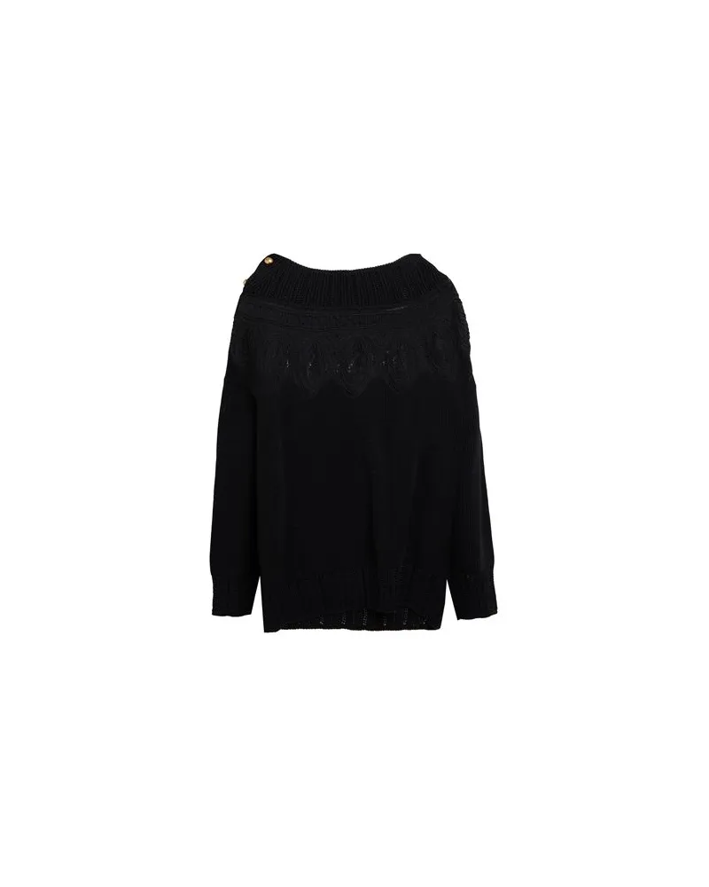 Ermanno Scervino STRICKWAREN - Pulloverauf YOOX.COM Schwarz