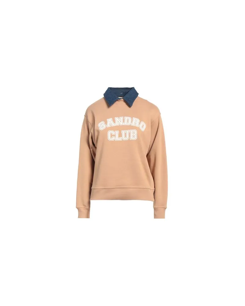 Sandro TOPS - Sweatshirtsauf YOOX.COM Kamel