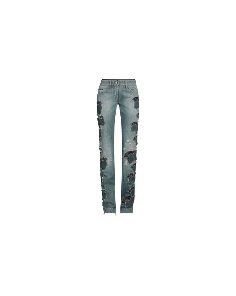Dolce & Gabbana HOSEN & RÖCKE - Jeanshosenauf YOOX.COM Blau