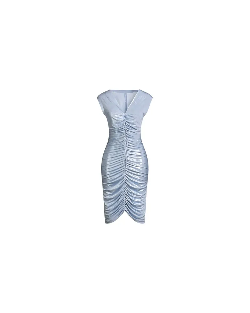 Norma Kamali KLEIDER - Midi-Kleiderauf YOOX.COM Himmelblau
