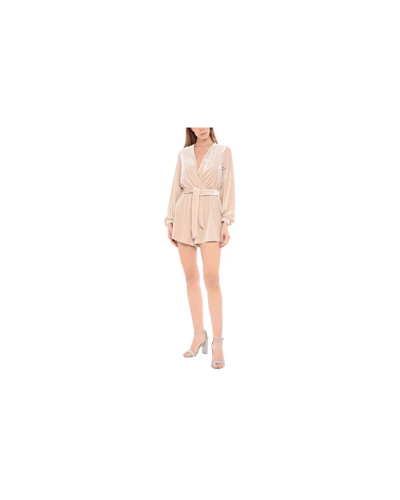 Soallure OVERALLS - Playsuitsauf YOOX.COM Beige