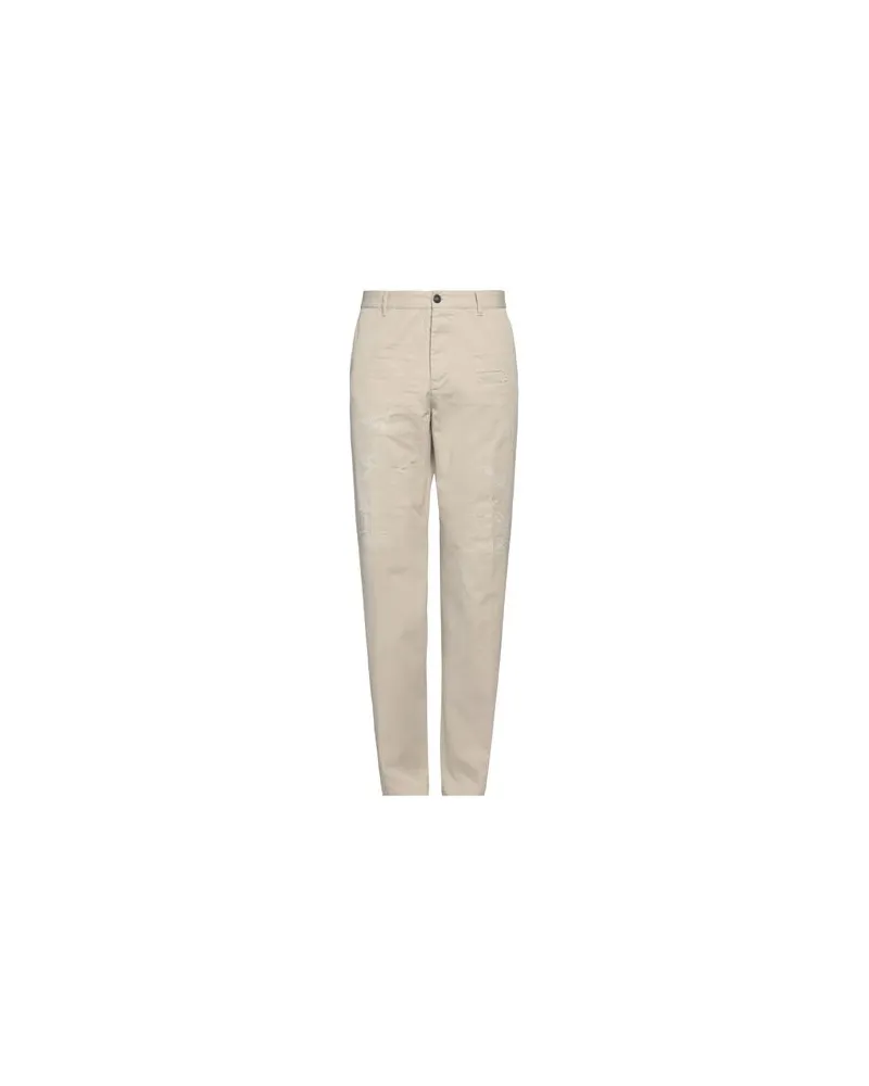 Dsquared2 HOSEN & RÖCKE - Hosenauf YOOX.COM Cremeweiß