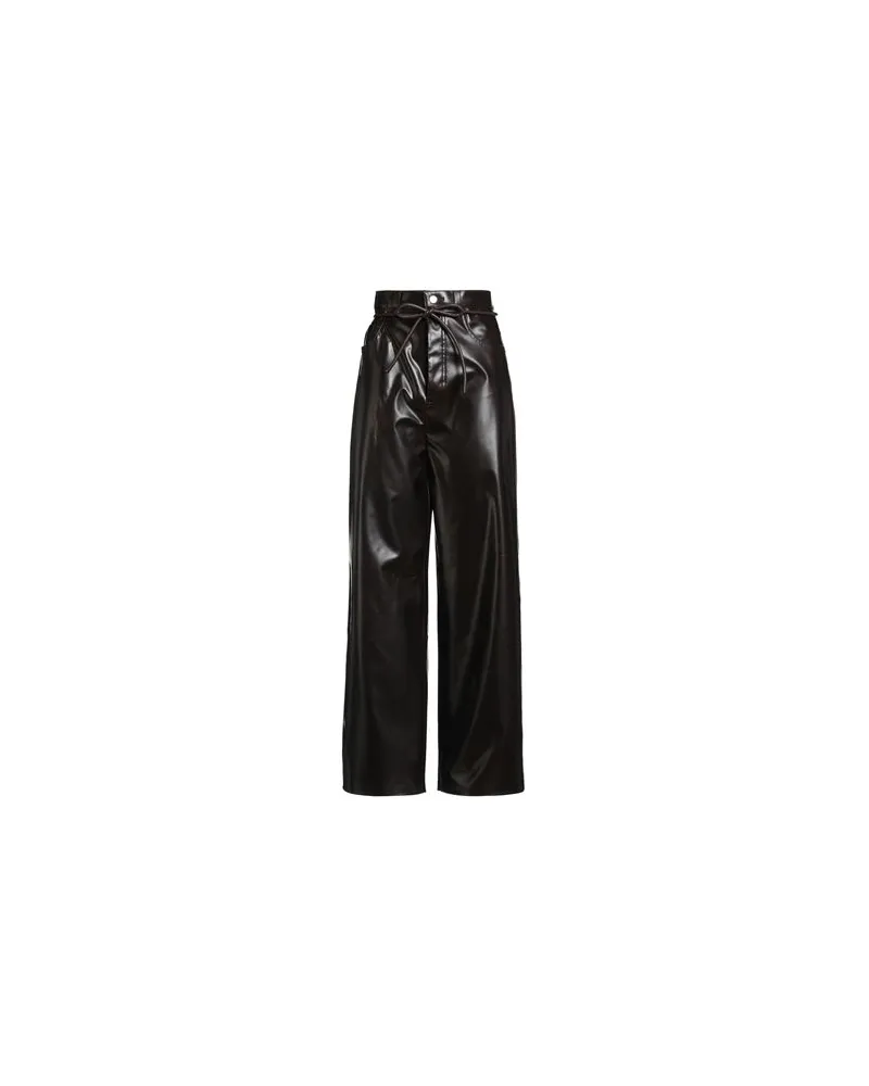 Nanushka HOSEN & RÖCKE - Hosenauf YOOX.COM Dunkelbraun