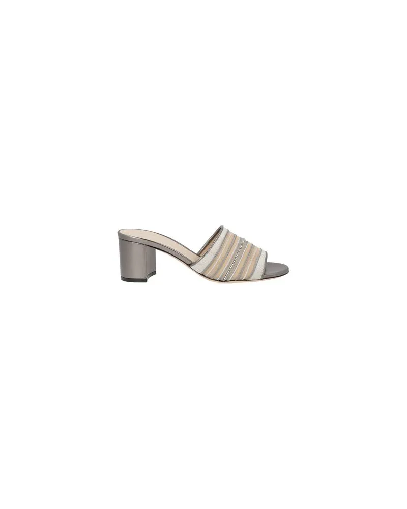 Giorgio Armani SCHUHE - Sandalenauf YOOX.COM Silber