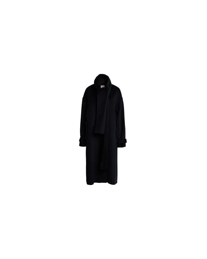 Semicouture JACKEN & MÄNTEL - Mäntelauf YOOX.COM Nachtblau