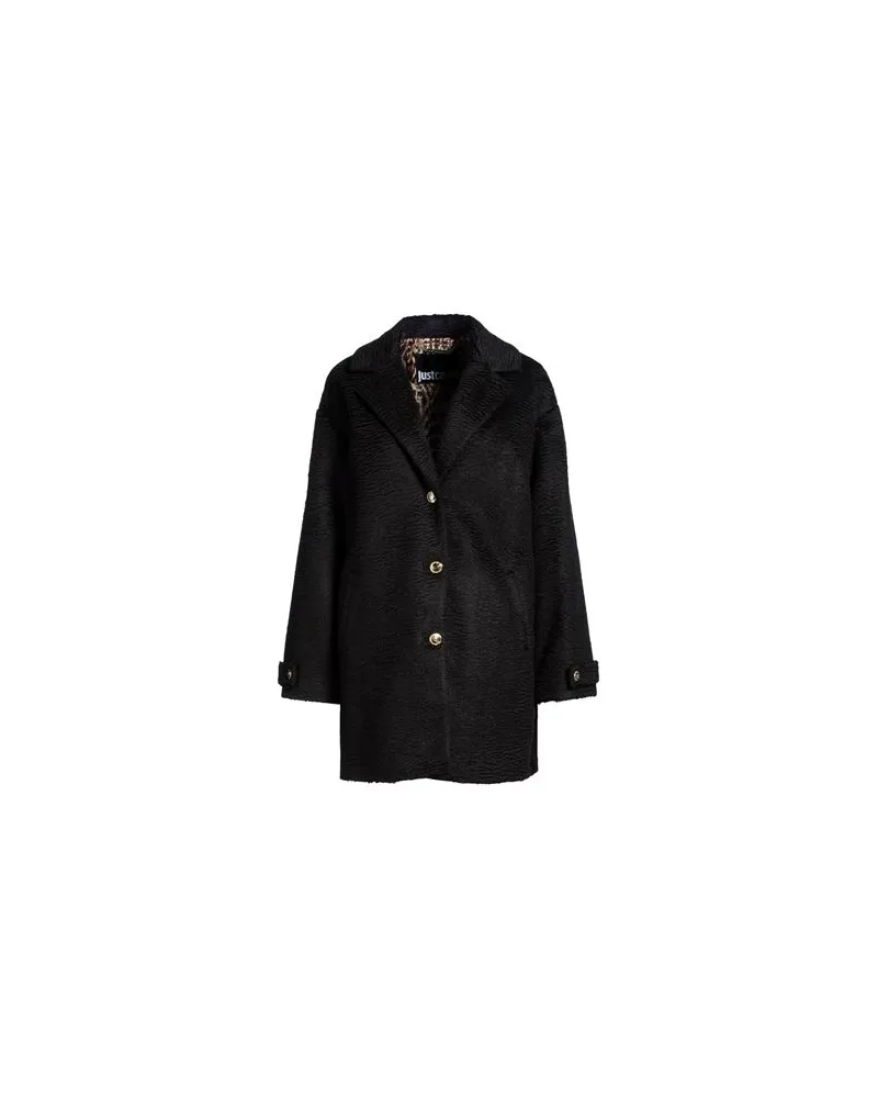 Just Cavalli JACKEN & MÄNTEL - Mäntelauf YOOX.COM Schwarz