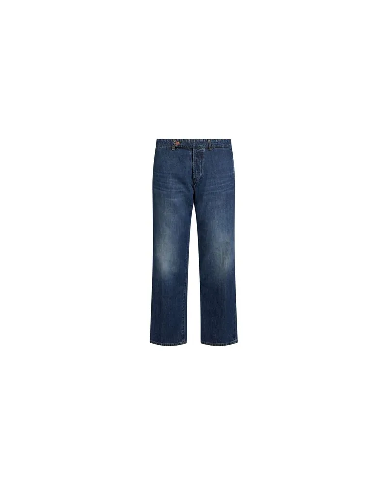 OFFICINA 36 HOSEN & RÖCKE - Jeanshosenauf YOOX.COM Blau