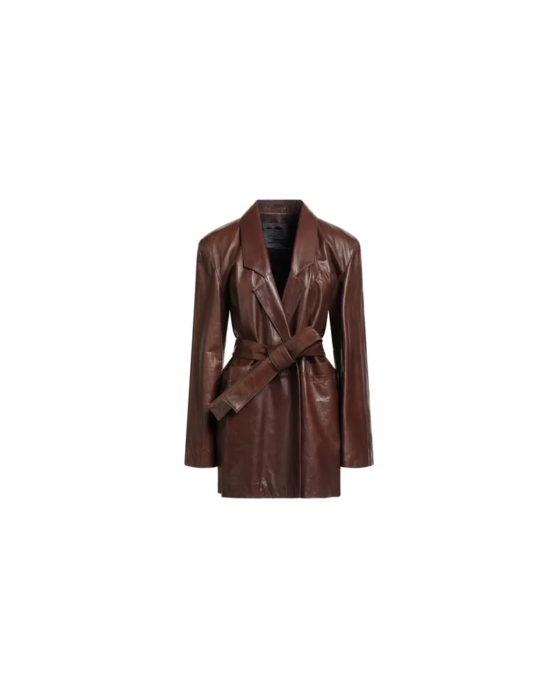 Giorgio Brato JACKEN & MÄNTEL - Mäntelauf YOOX.COM Schokobraun