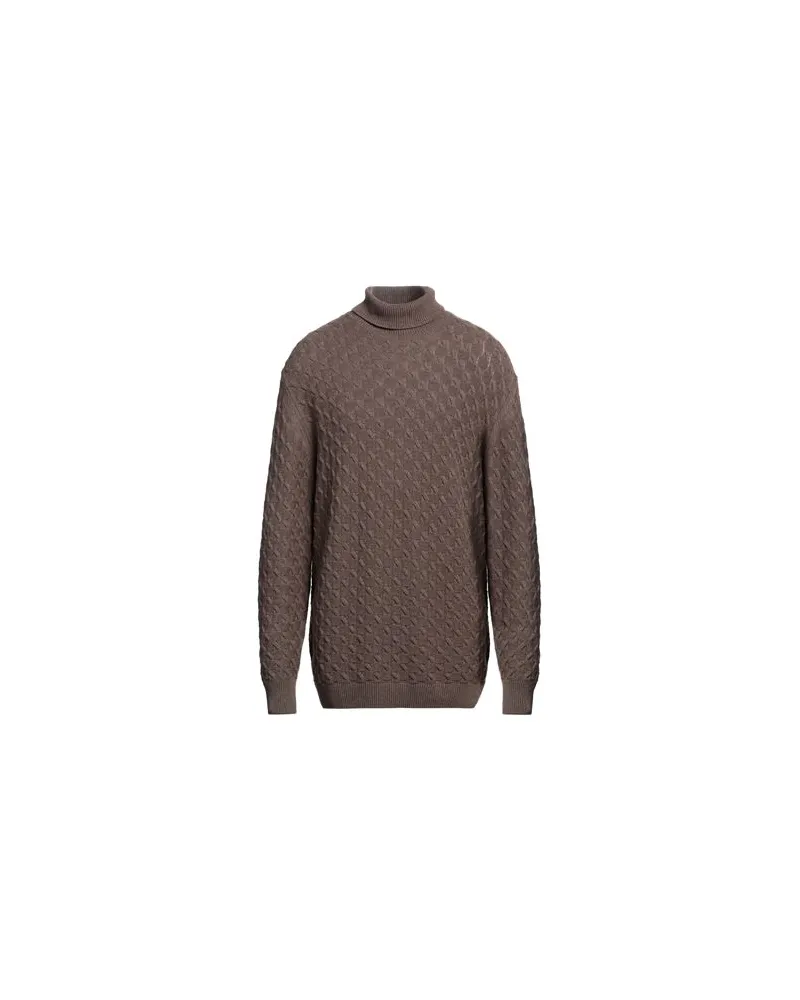 Heritage STRICKWAREN - Rollkragenpulloverauf YOOX.COM Dunkelbraun